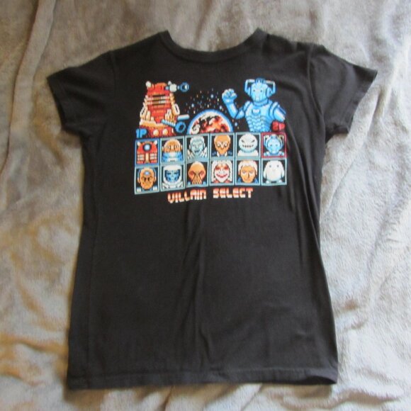 villain select! Dr. who baddies t-shirt RIPT apparel 8 bit out of print (CL55) - Picture 1 of 7